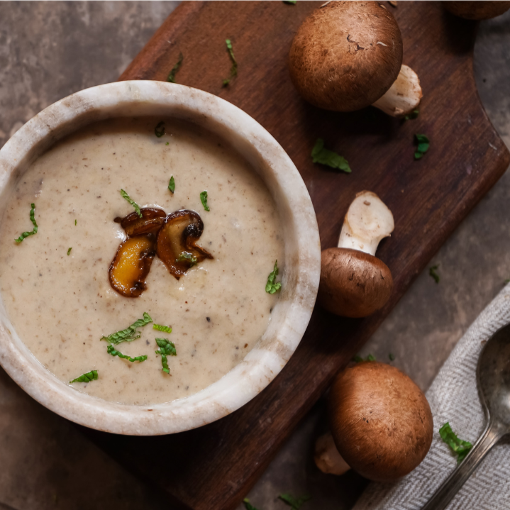 Cream of Forest Mushroom Soup