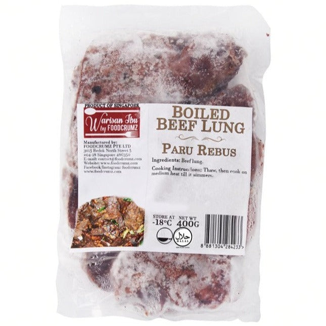 Boiled Beef Lung / Paru Rebus