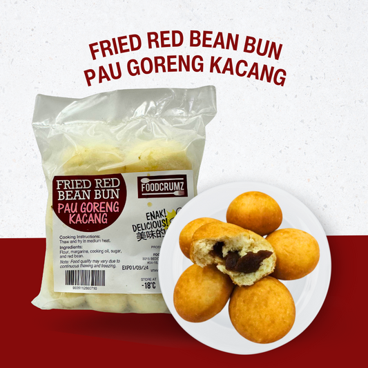 Fried Red Bean Bun / Pau Goreng Kacang